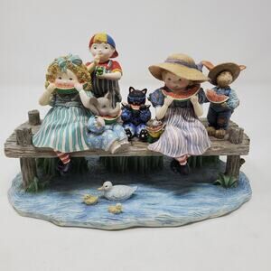 Lang & Wise Special Friend Circa 1998 Watermelon Kids First Edition Figurine